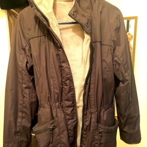 Warm rain coat